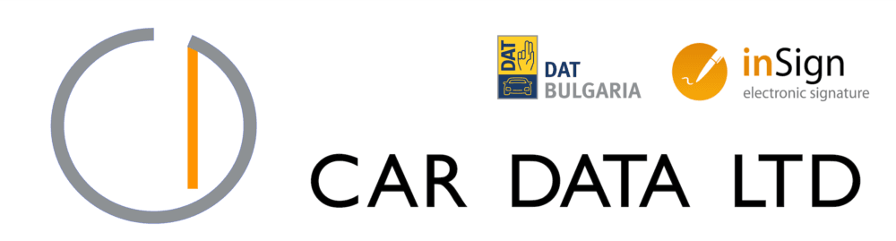 CAR DATA Logo with DAT Bulgaria and InSign